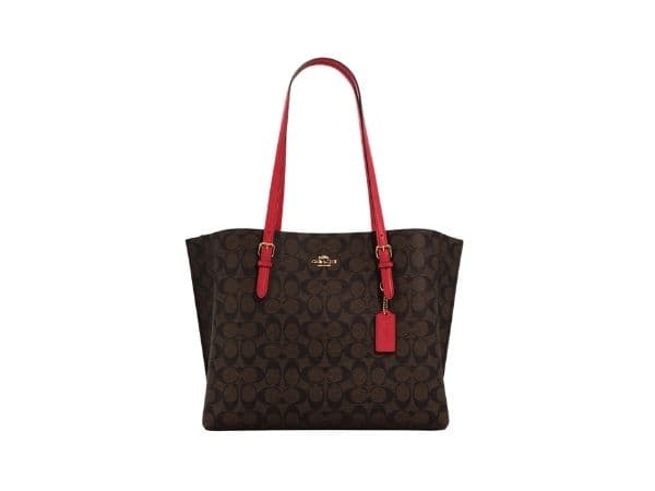 COACH Mollie Tote In Signature Canvas (ORIGINAL)