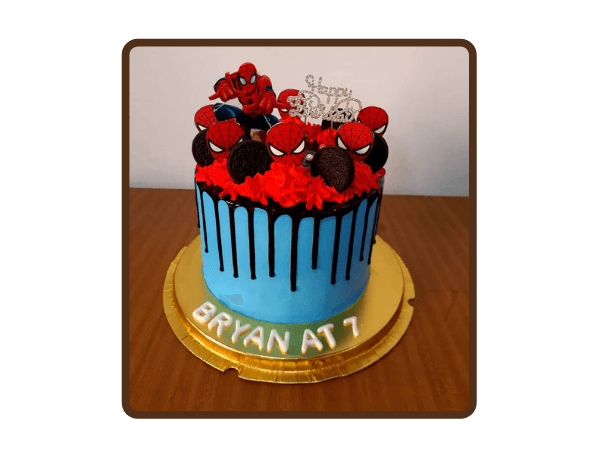 8″ ROUND 6 INCH HEIGHT BIRTHDAY CAKE (FAB6)