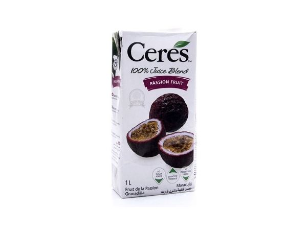 CERES PASSION FRUIT JUICE 1L